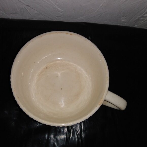 vintage Currier & Ives Royal China flat cup in the blue and white "Star of the R - Picture 6 of 6